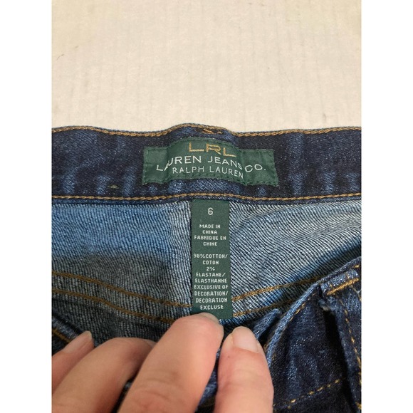Ralph Lauren Jeans Womens Size 6 Dark Wash - Picture 9 of 9